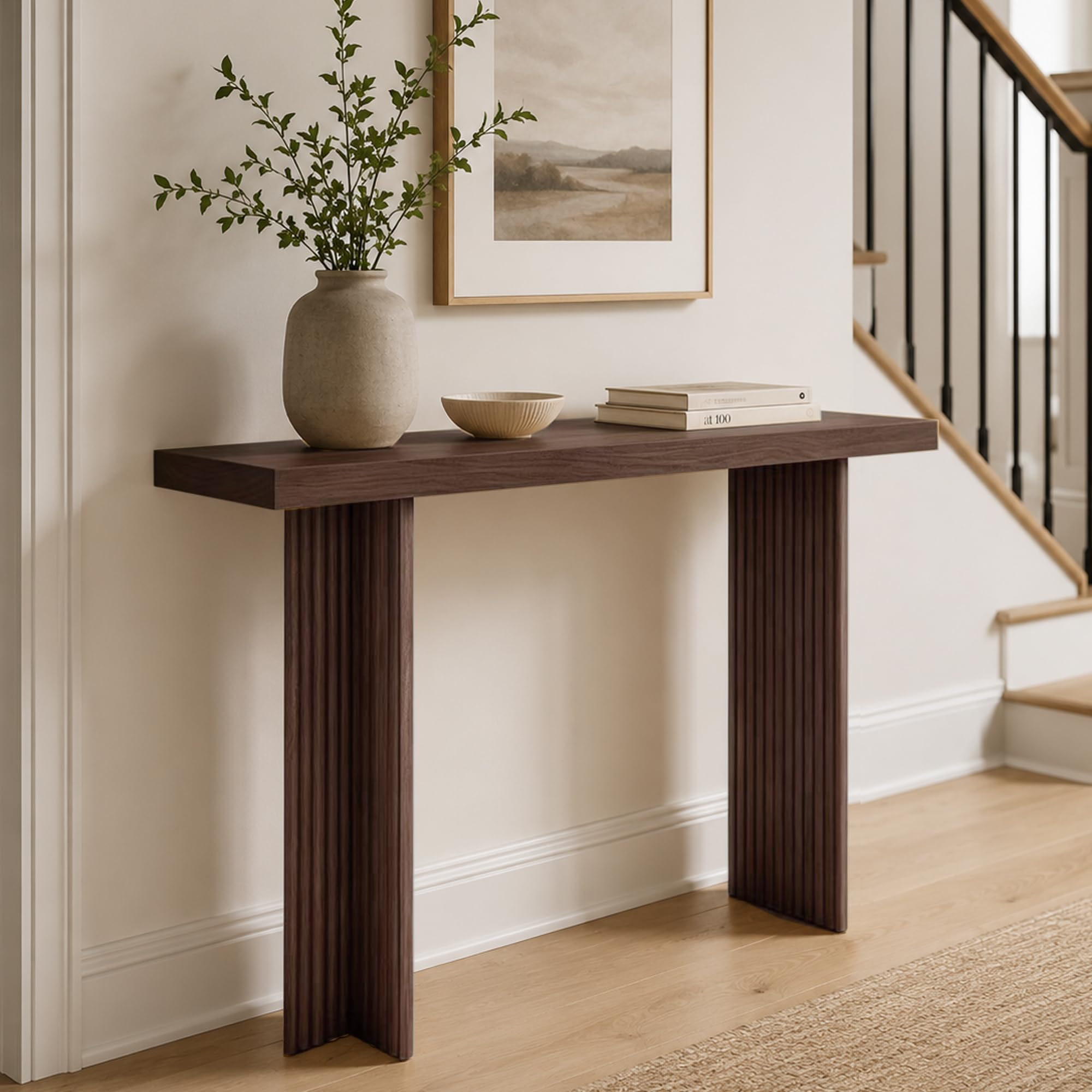 Photo 1 of **PARTS ONLY** Verssure Fluted Console Table, 42" L X 30" H
