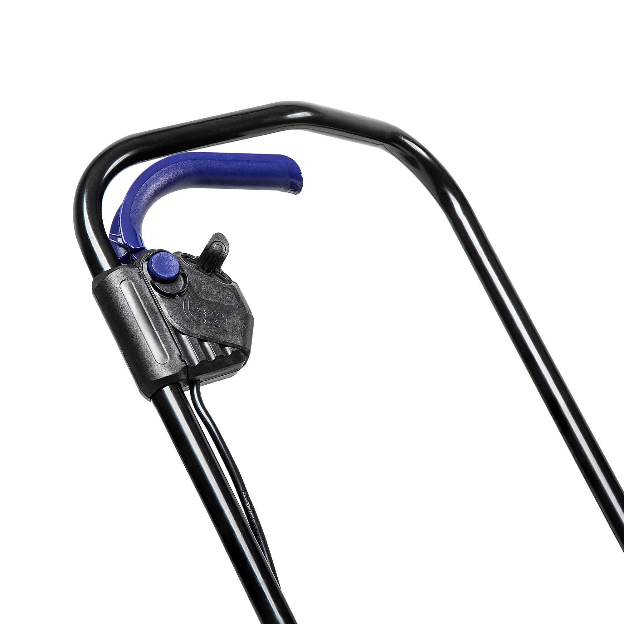 Forte Cortacésped eléctrico de 1400 W y 34 cm con un Ancho de Corte de 34 cm, 6 Alturas de Corte Ajustables y un Rodillo Trasero. Potente cortacésped eléctrico para césped pequeño a Mediano | Cortacésped con cable para césped pequeño y mediano. Hoja de ac