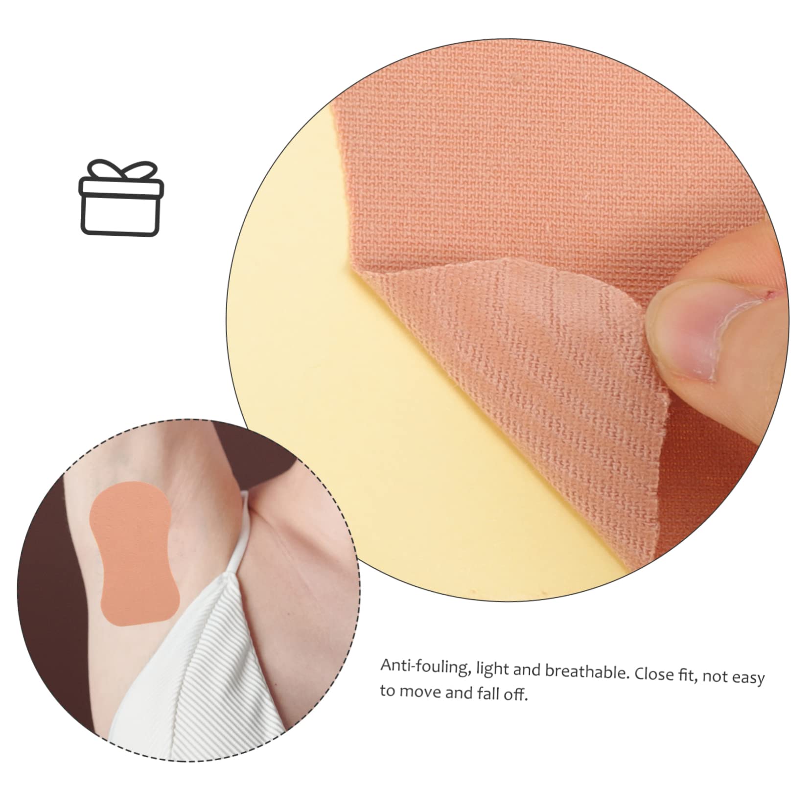 NOLITOY Sweat Stickers 12 Pack Underarm Pads Odor-free for Women Men Breathable Comfortable