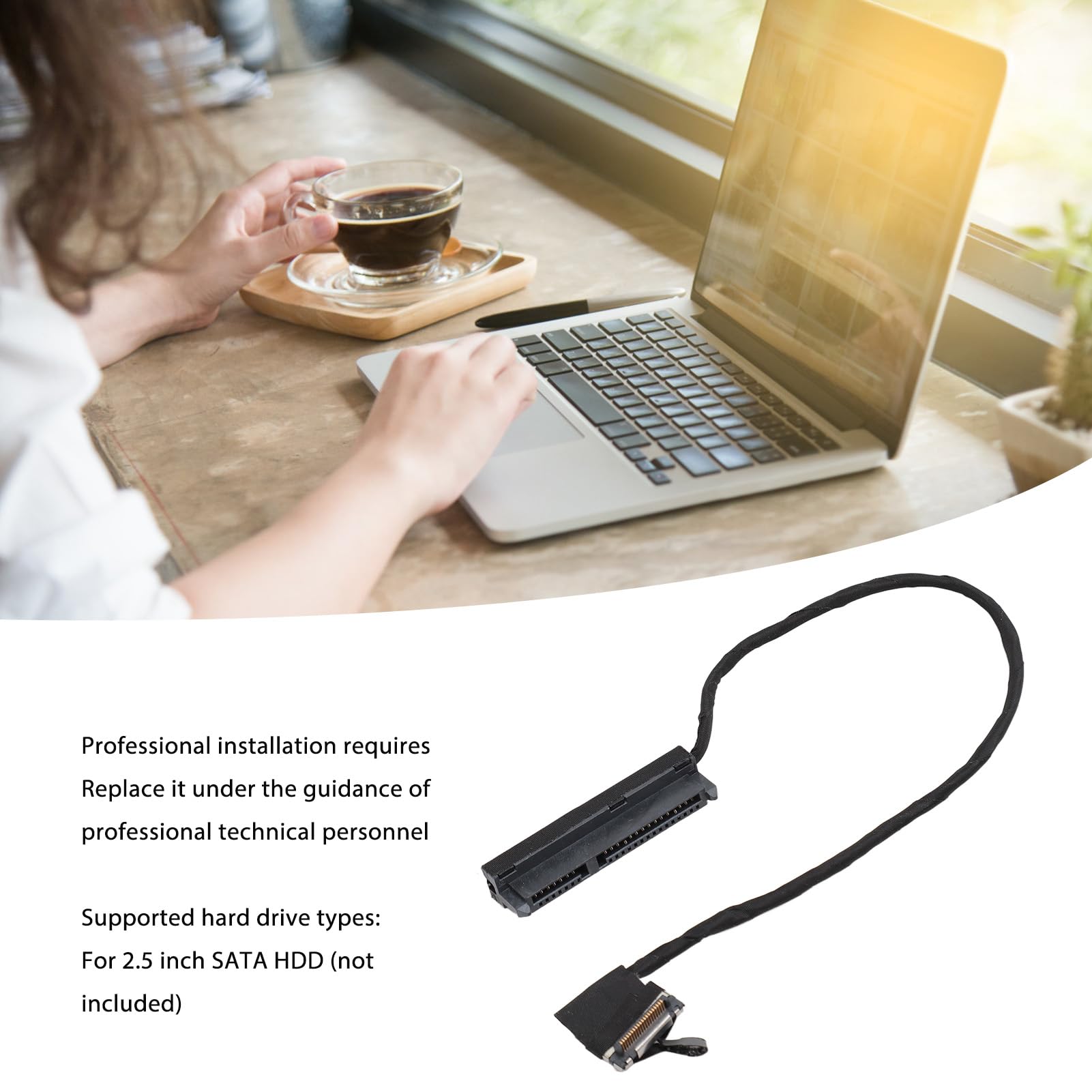 EBTOOLS Laptop SATA Hard Drive Cable, PC Internal 2.5 Inch SATA Connector Cable Adapter Cord, Replacement for DV7 7000 DV6 7000 Notebook