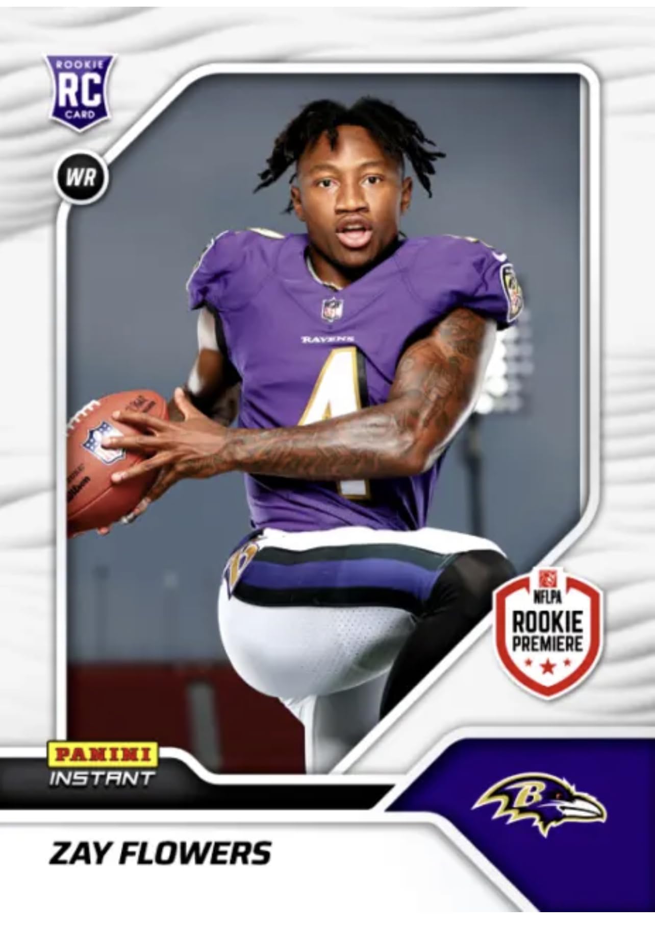 Amazon.com: 2023 Panini Instant Zay Flowers RC #9-Rookie Premiere