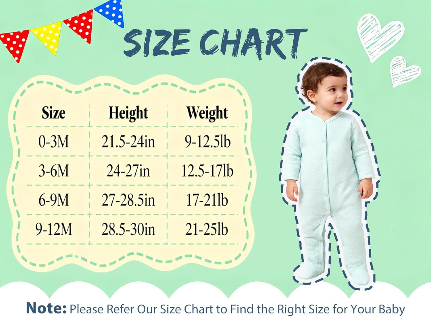 Baby Fall Outfit Footie Jumpsuit Long Sleeves Playsuit Wither One-piece Air Layer Clothing for 0-12 Months - Image 7