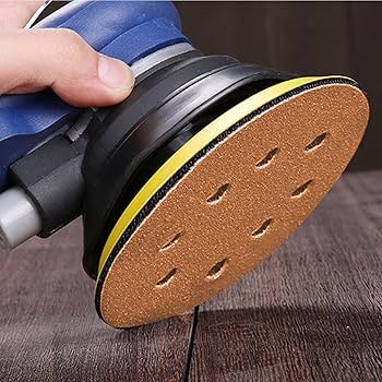 Mestool 5-Inch 8-Hole Hook and Loop Sanding Discs, Orbital