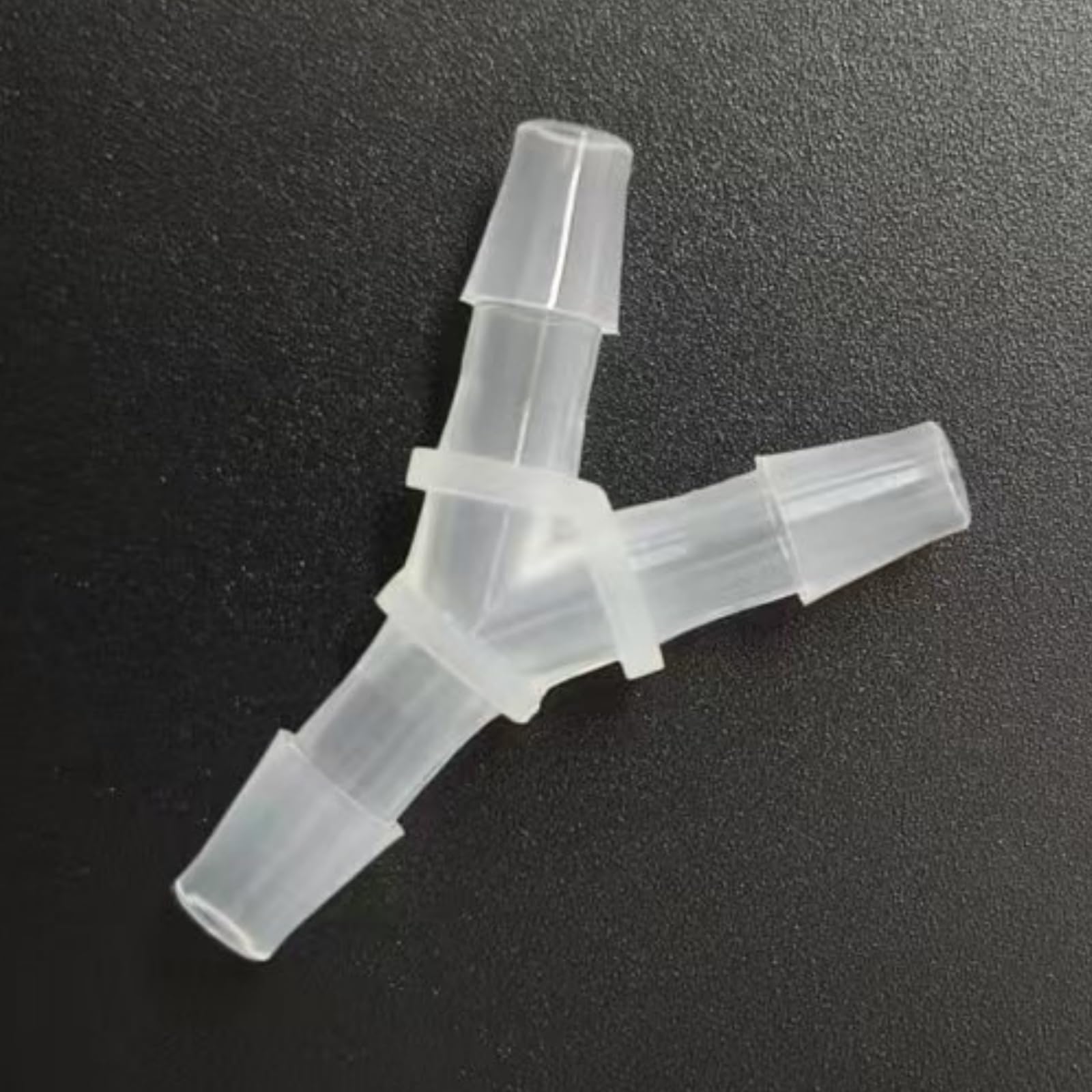 3-drożny wąż kolczasty typu Y, 100 szt. adapter węża PP do laboratorium, maszyn spożywczych, akwarium, 9,6 mm (3/20.3 cm) i 4,8 mm (3/16 cala) rozszerzone połączenie