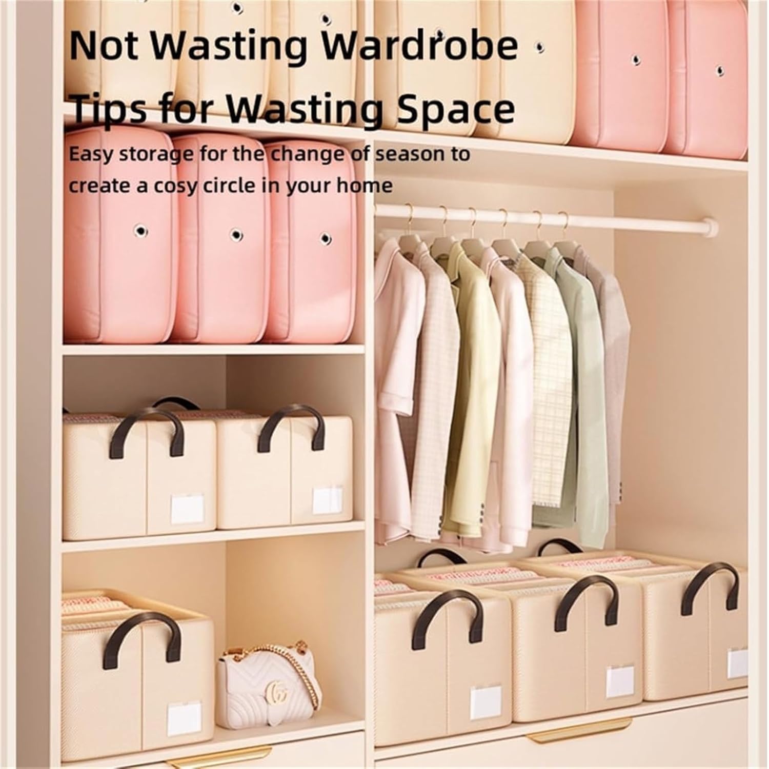 折りたたみ式省スペース自己圧縮オーガナイザー、多目的キルト圧縮家庭用収納バッグ、ポータブル移動オーガナイザーバッグ、衣類、毛布、掛け