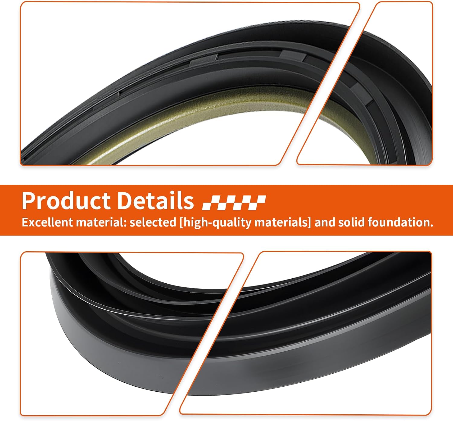 2Pcs Front Brake Drum Seal for Honda Rancher 350 400 Foreman 400 450 Rincon 650 2000-2007 91261-HN5-671