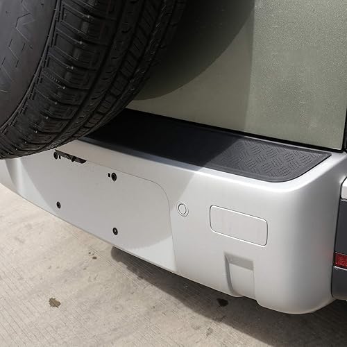 Miniatura 5 de Kit de ajuste de cubierta de protección antiarañazos de cuerpo negro ABS para accesorios Land Rover Defender 110 2020 (Rearguard)