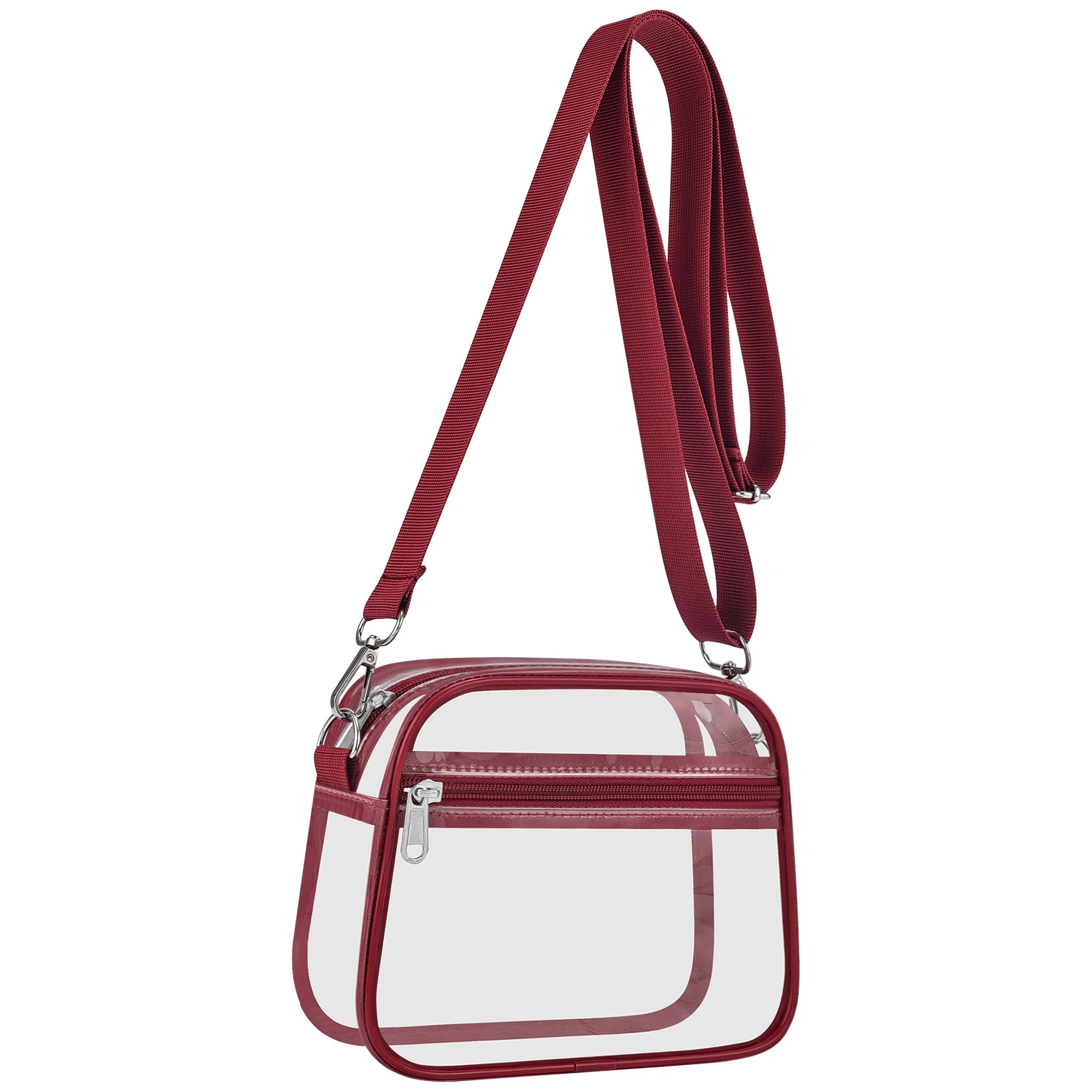 USPECLARE Clear Bag for Stadium Events Clear Sports Fan Handbags Purses