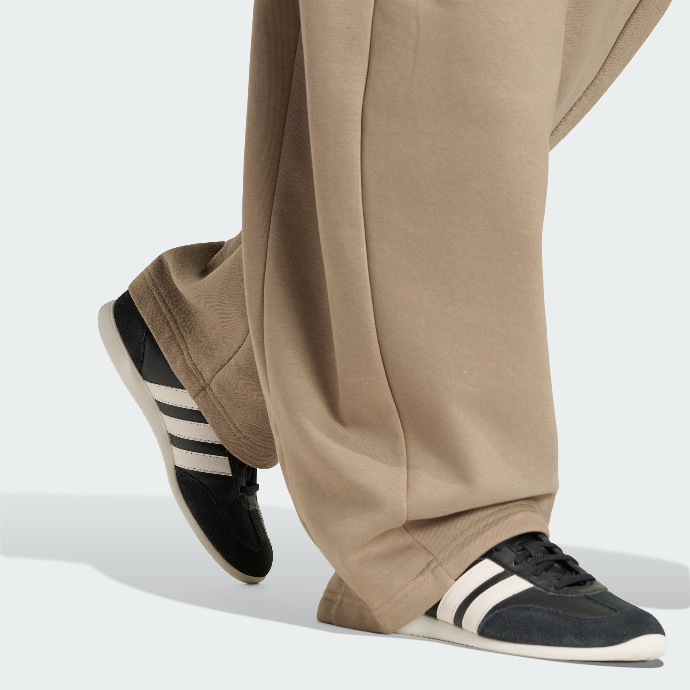 Adidas Damskie Essentials współczesne polarowe spodnie beczkowe spodnie golfowe