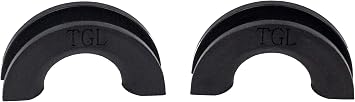 TGL 2-Pack 3/4 inch D Ring Shackles with Protectors