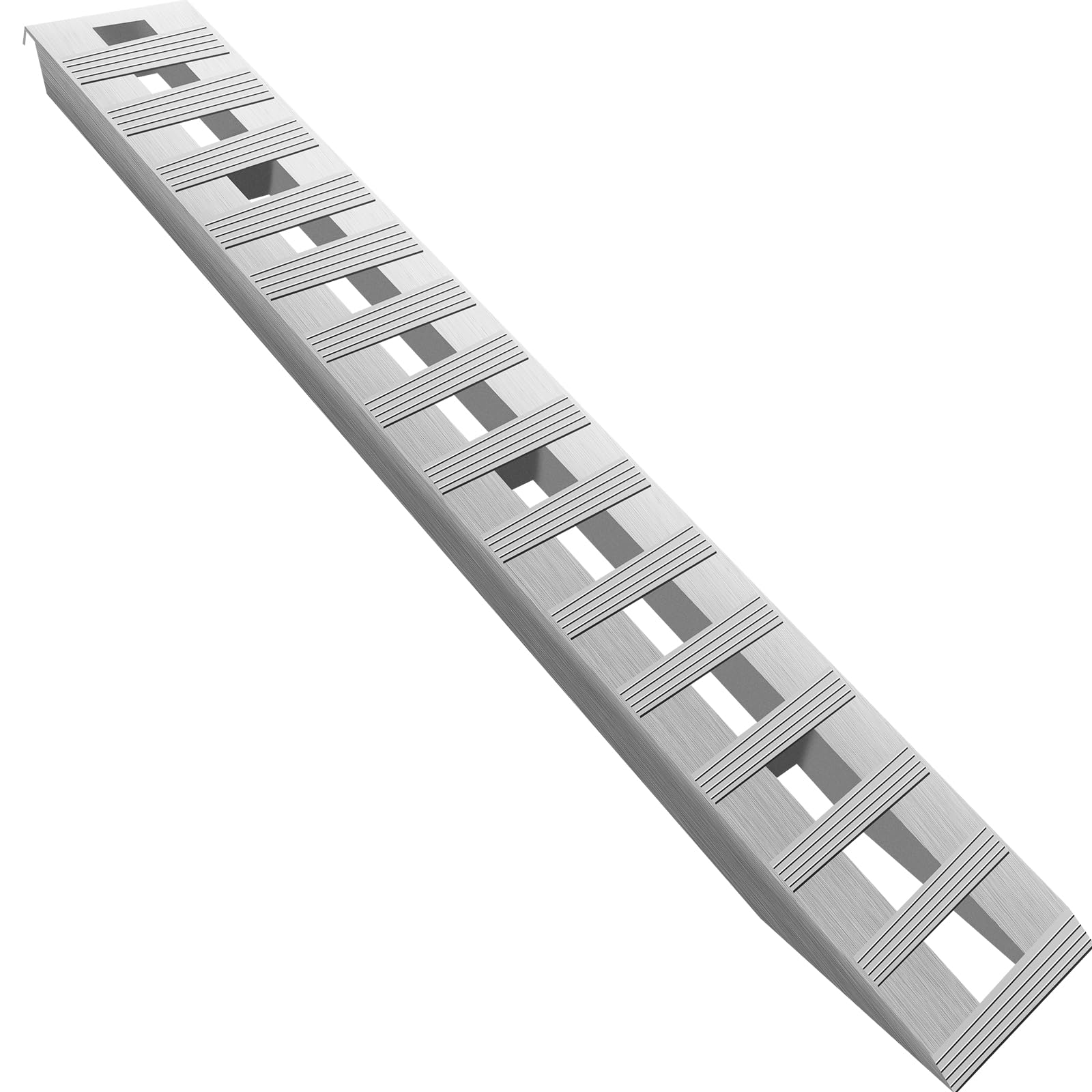 VEVOR Rampas de Aluminio de 84 x 14 Pulgadas con Capacidad de 6000 Libras rampas de Remolque para Camiones ATV, 1 par, 2 rampas