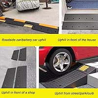 Vista 8 de HJZALMI Rampa para silla de ruedas, hoverboards de umbral de entrada para discapacitados, rampa para sillas de ruedas de baño, umbral de elevación