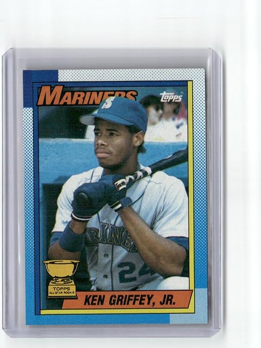 Vintage 1990 Topps Ken Griffey Jr #336 Rookie Cup 2nd Year Baseball Card