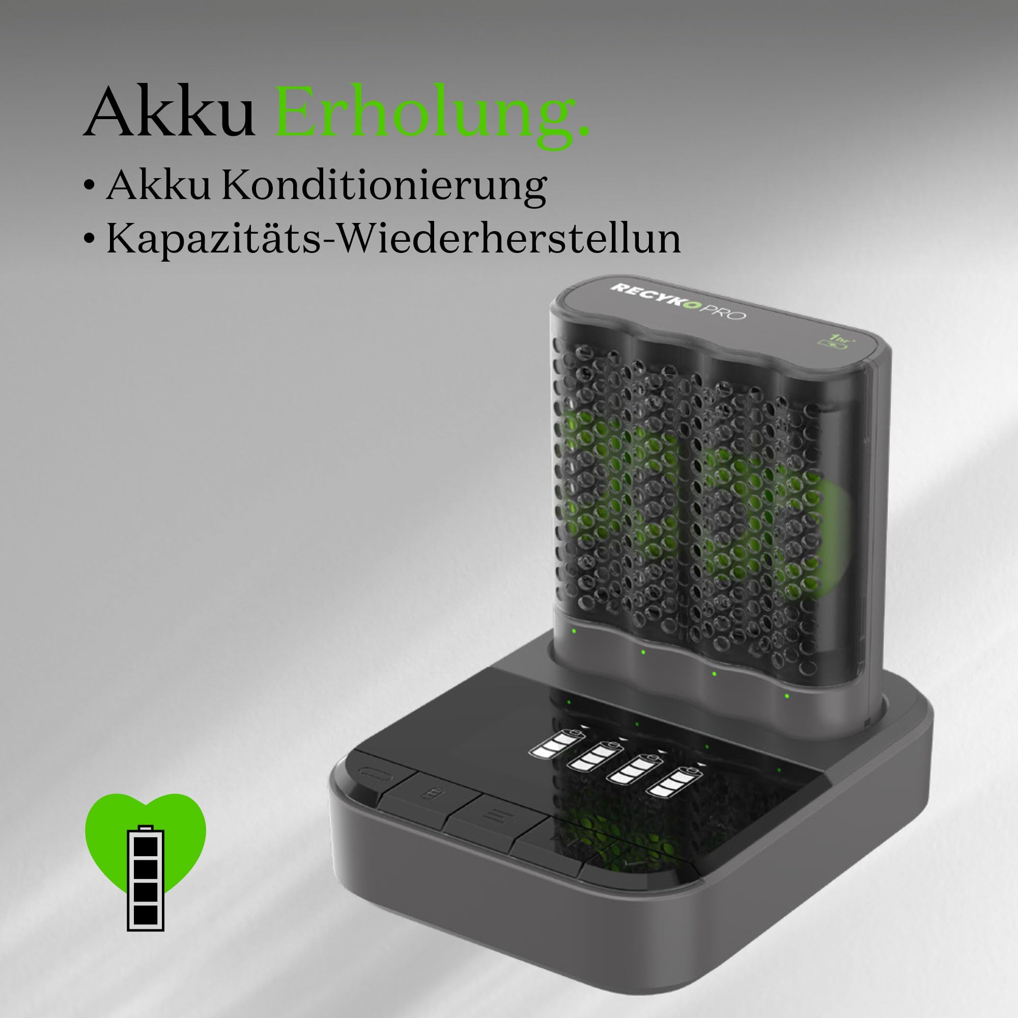 GP RECYKO Pro GP P461 ładowarka USB + 4 baterie AA RECYKO PRO 2000 mAh + stacja ładująca USB, GPRCPCHP461D464
