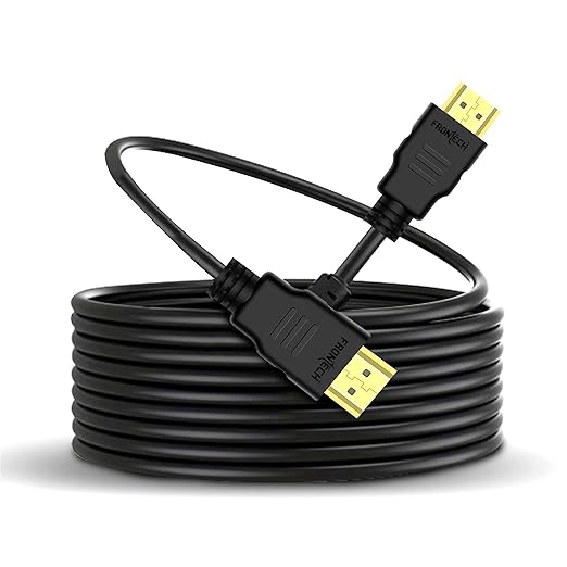 FRONTECH Copper Clad Steel HDMI Cable - 1.5M Length | Enhanced Signal Transmission for HD Audio/Video | Optimal Length for Versatile Connectivity | Universally Compatible with HDMI Devices