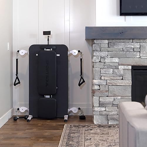 Miniatura 7 de Sportsoul, Gimnasio en casa Tonificación Gimnasio Entrenamiento corporal total, blanco, gris (GWY009)