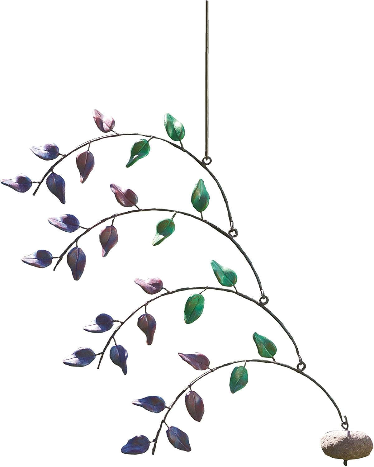 Ancient Graffiti Hanging Multicolored Leaf Mobile Hanging, 23 by 30.5-Inch (AG-1122)