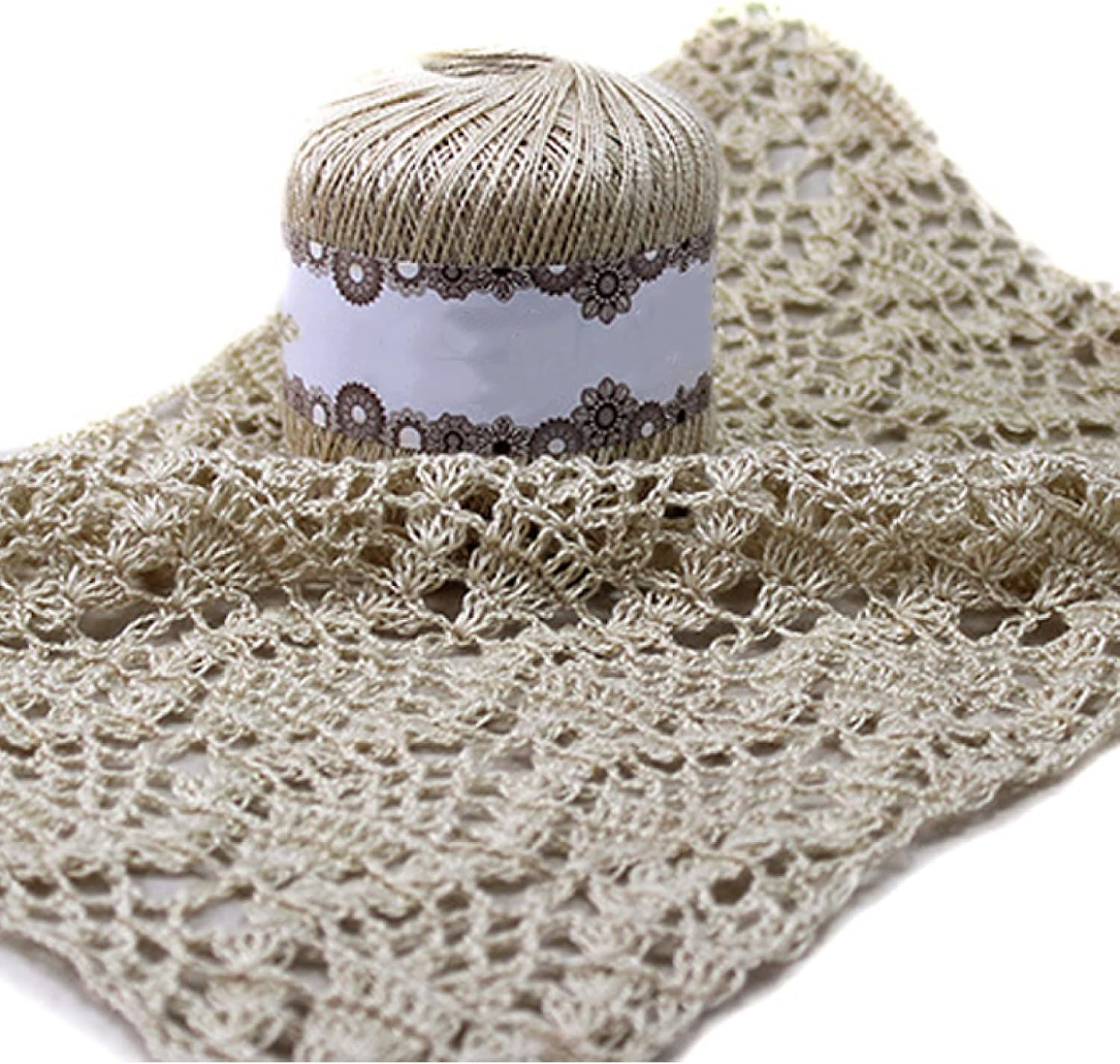 Fil de fil cordon dentelle coton