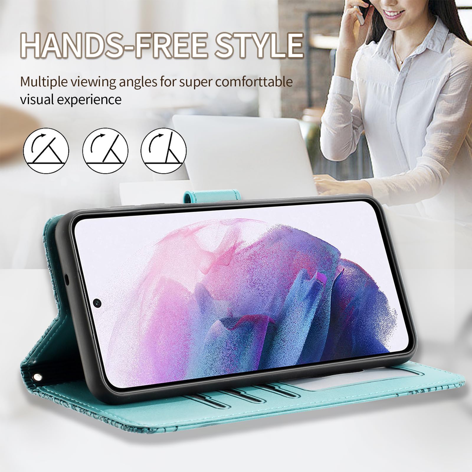 Etui do Samsung Galaxy S20 FE 5G, składane, etui na telefon komórkowy Samsung S20 FE, skórzane etui z klapką Cat, odporne na wstrząsy, funkcja magnetycznego stojaka, przegródki na karty