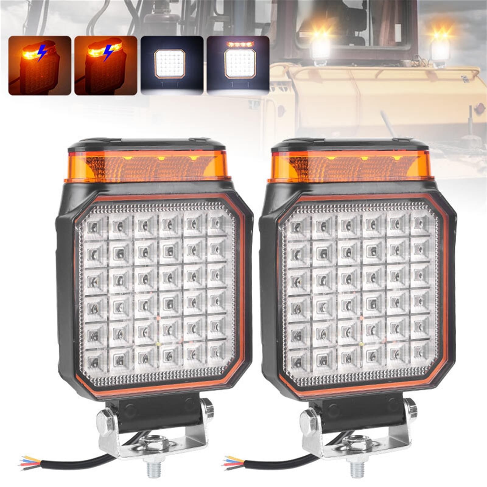 LED Oświetlenie pomocnicze 25W 4-calowe LED 12V 24V