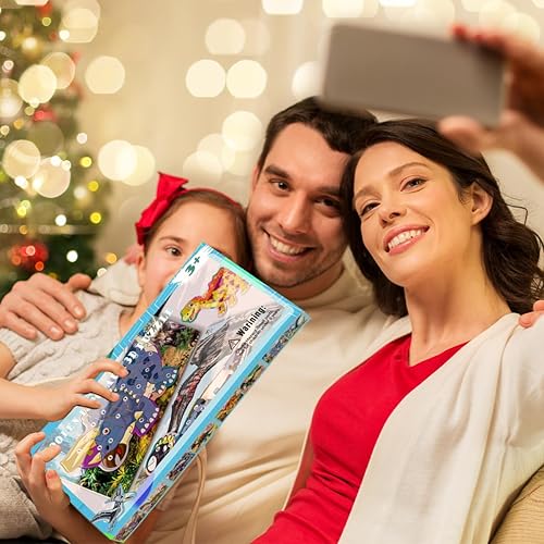 Miniatura 6 de Rompecabezas de madera para niños pequeños, rompecabezas de dinosaurio de gran tamaño de 2 piezas, rompecabezas de madera para niños de 2, 3, 4, 5