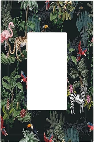 Miniatura 15 de Cubiertas de Interruptor de Luz de 1 Gang Medieval Abstracto Moderno Luna Estrellado Gran Ola Toggle Simple Placa de Pared Cubierta Decorativa de