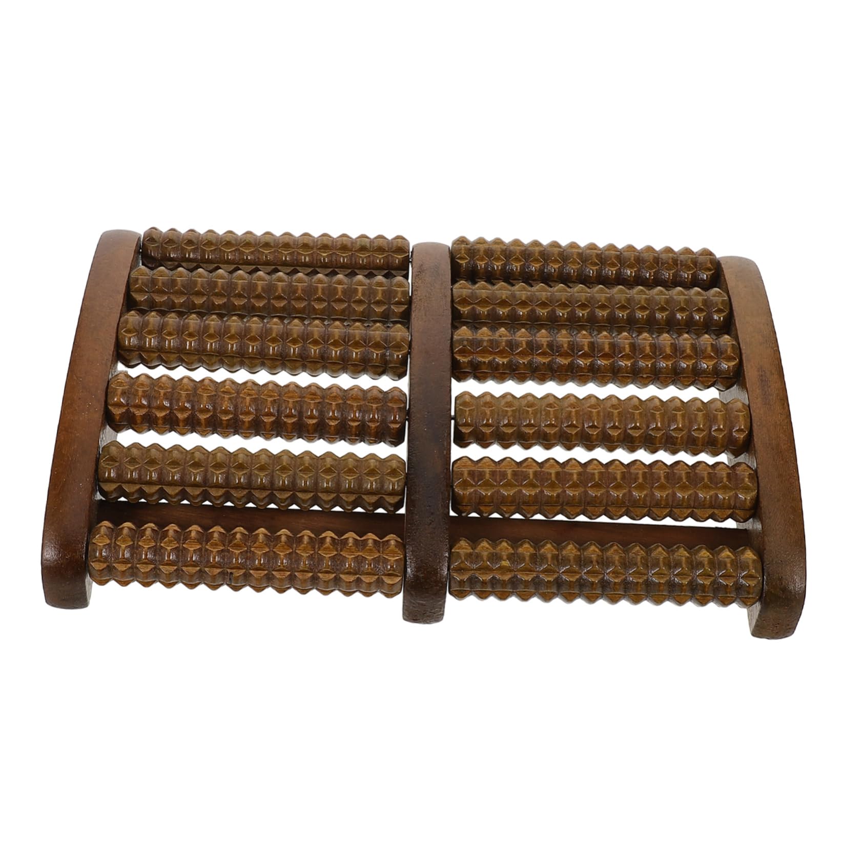 Rullo Massaggiante per Piedi in Legno Colore Coffee