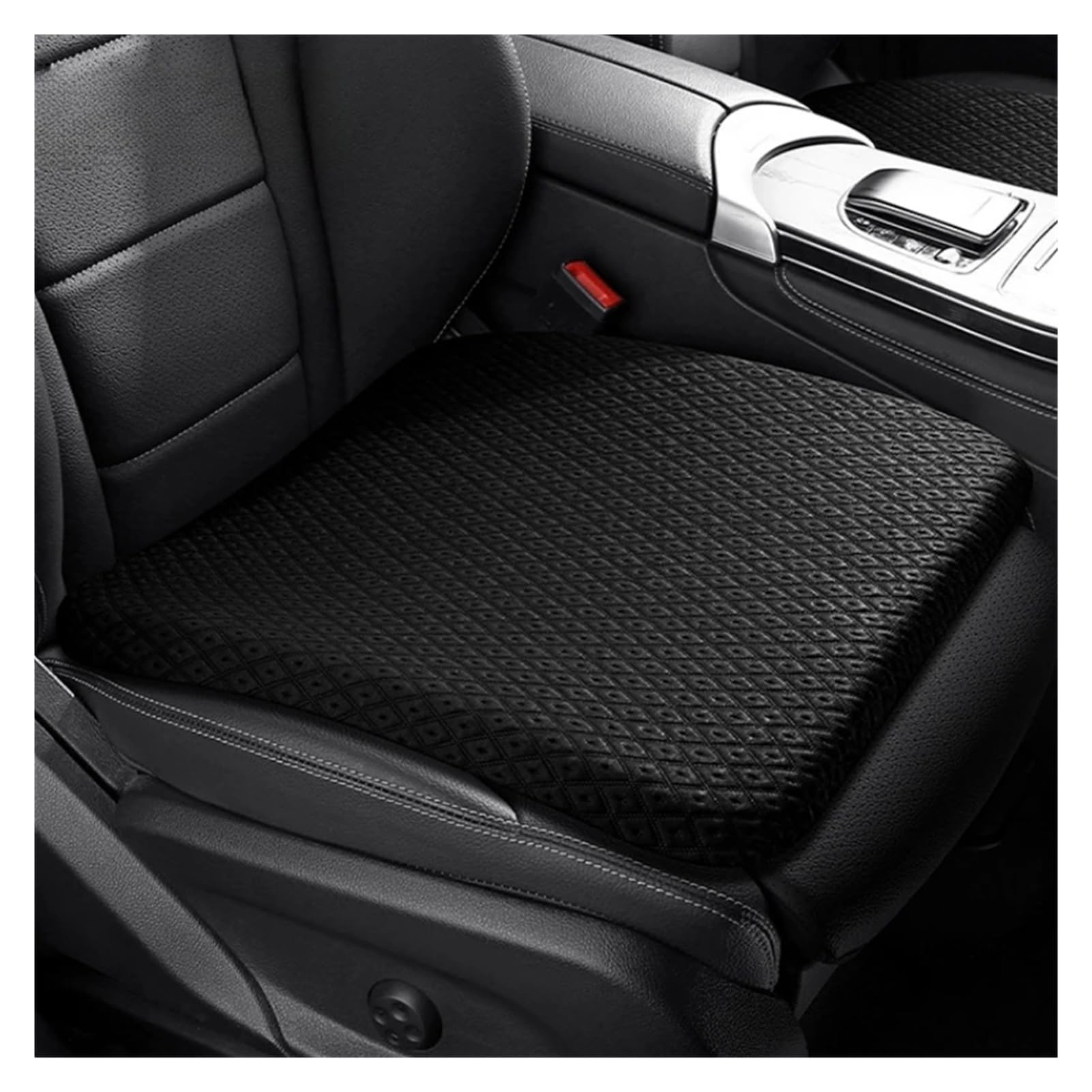 Hviyroi car seat cushion Car Seat Cushion Memory Cotton Lumbar Pillow Support Driver Breathable and Cool(Black)