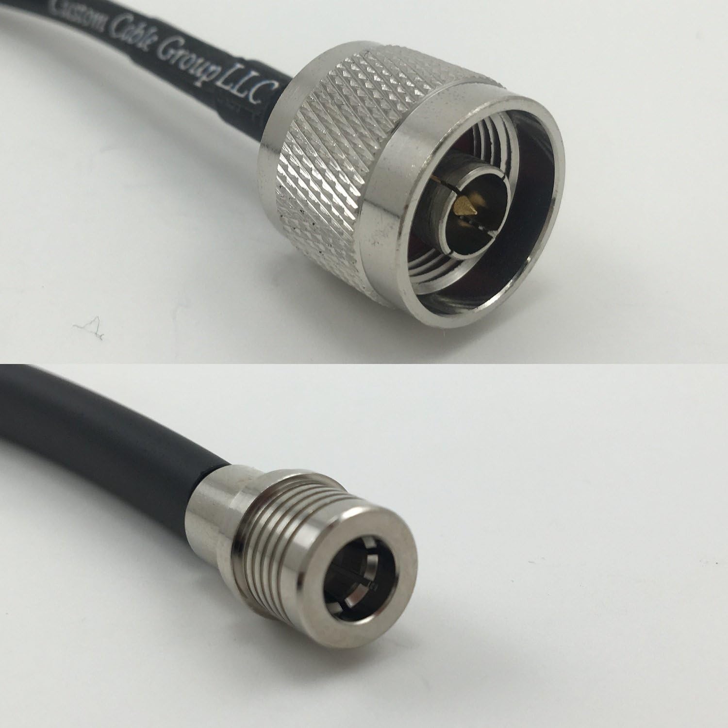 6 feet RG142 N Male to QMA Male Pigtail Jumper RF coaxial Cable 50ohm Quick USA Shipping