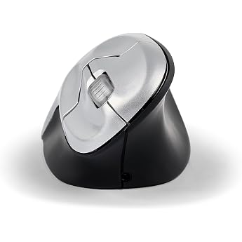 Vertical Grip Mouse Bakker BNEGMW Wireless Silver/Black