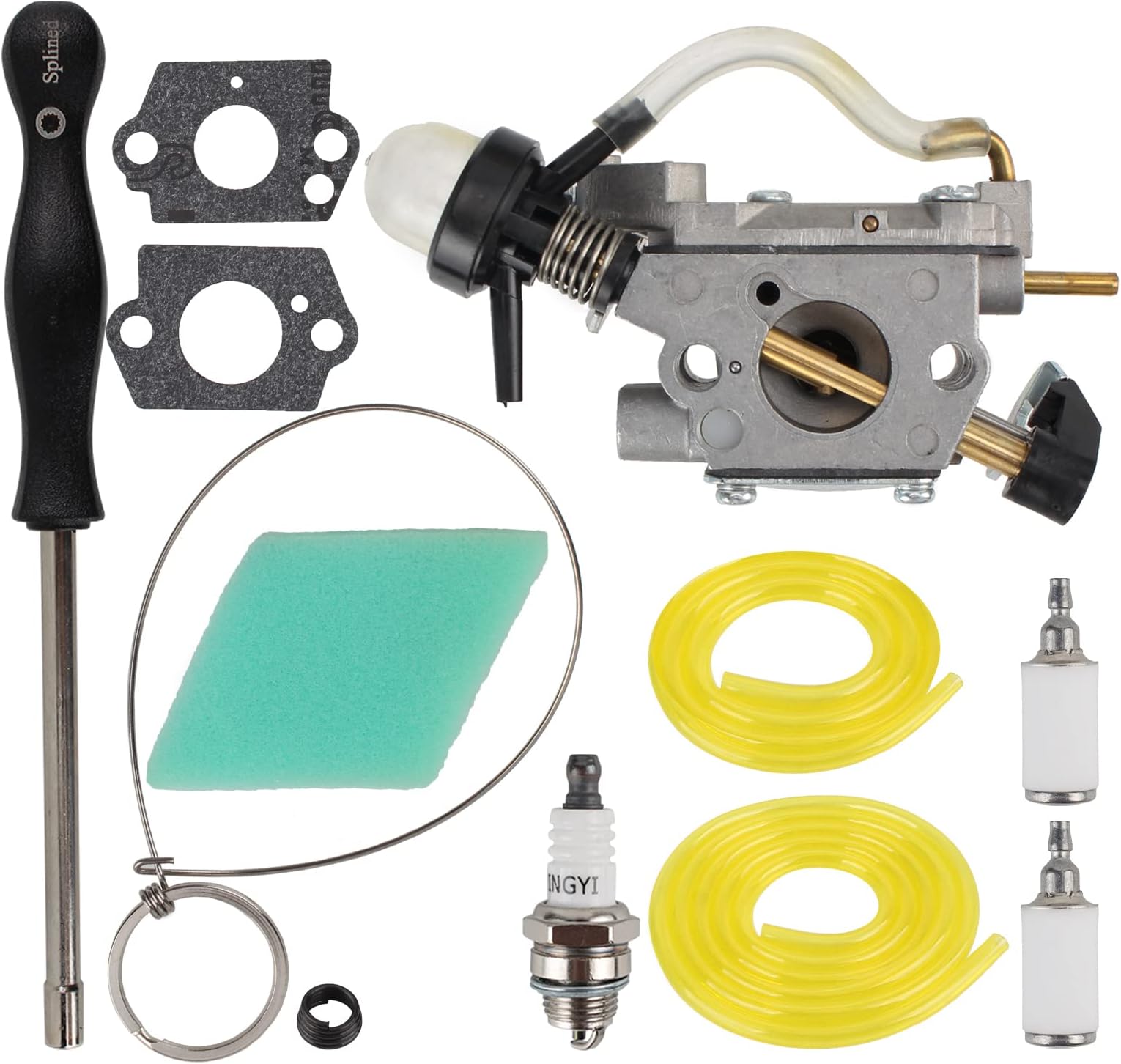 AUMEL Vergaser-Reparatursatz – 2 Stück, Passend Für ZAMA C1U-W49B, Poulan FX26SCE/SST25CE
