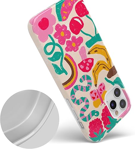 Miniatura 10 de Casely Funda para iPhone 13 Pro  Compatible con MagSafe  Spring Forward  Funda para teléfono con diseño floral de margaritas
