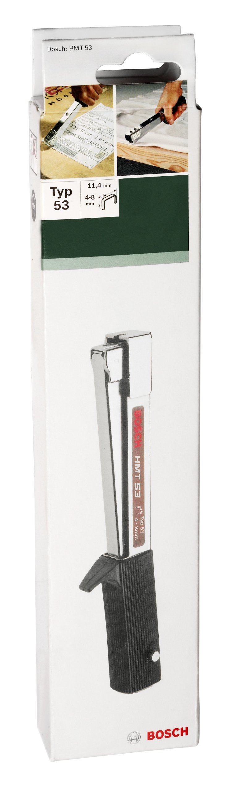 Bosch Accessories 2609255860 Agrafeuse à marteau HMT53 pour Agrafes Type 53 Hauteur 4 à 8 mm