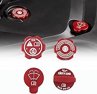 Vista 1 de Aluminium Alloy Engine Oil Cap Radiator Cap Washer Cap Brake Fluid Cap Cover Trim Compatible with Chevrolet Corvette C8 2020-2023 2024 2025, Engine