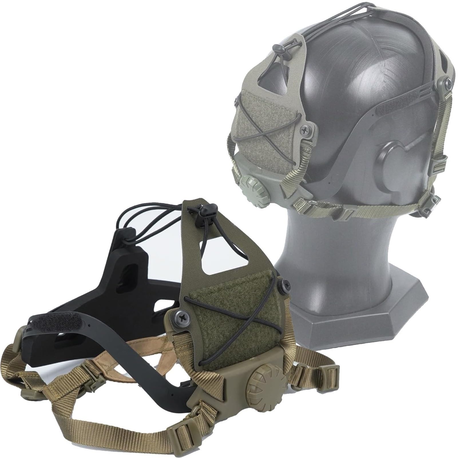 Supporto Multifunzione Per Visore Notturno (NVG) Con Sospensione Regolabile – Supporto Leggero Per Telecamera Tattica Casco E Sistema Montaggio Sul Casco Per Attrezzatura Softair