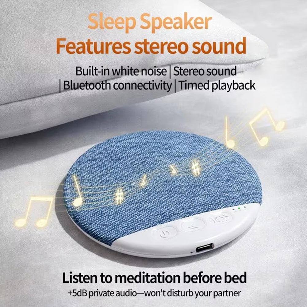 2026 New Bluetooth Pillow Speaker for Sleeping, Mini Portable Under Pillow Speaker with White Noise Timer,Bluetooth 5.4 Wireless Sleep Aid with Stereo Bass Private Sleep Headphones for Side Sleeper — view 8