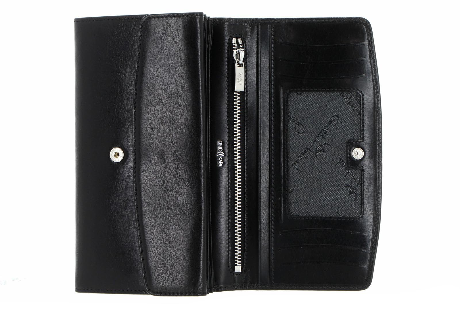 Golden Head Leder Geldbörse Colorado RFID Protect Damenbörse 2823 Schwarz