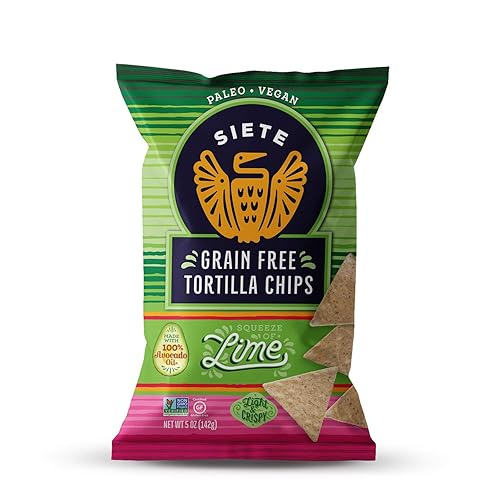 Miniatura 5 de Siete Chips de tortilla sin cereales Chips sin gluten Aperitivos paleo y veganos Sin OGM Chips de inmersión, 5 onzas (paquete de 6)