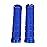 PLATT Bike Handlebar Grips Rubber Comfortable Bicycle Handle Grip for MTB/BMX with Plastic End Caps,Blue