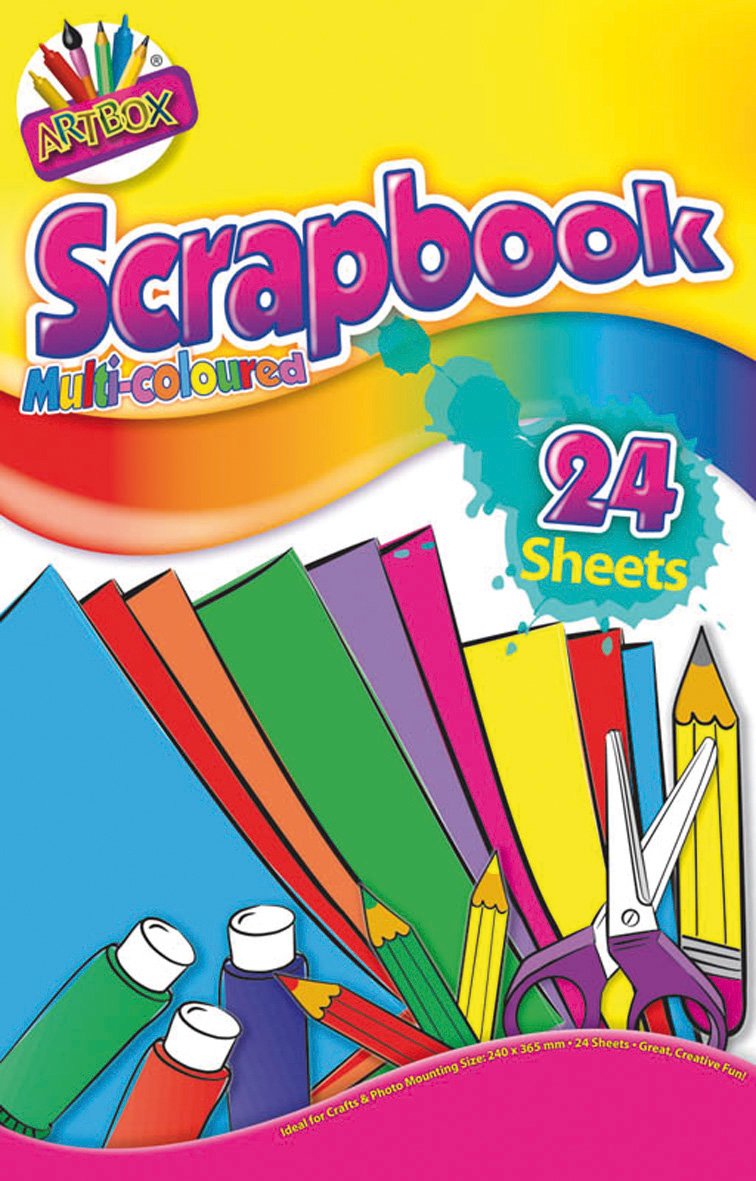 Art Box 48 Page Scrapbook - Multicolour 3058