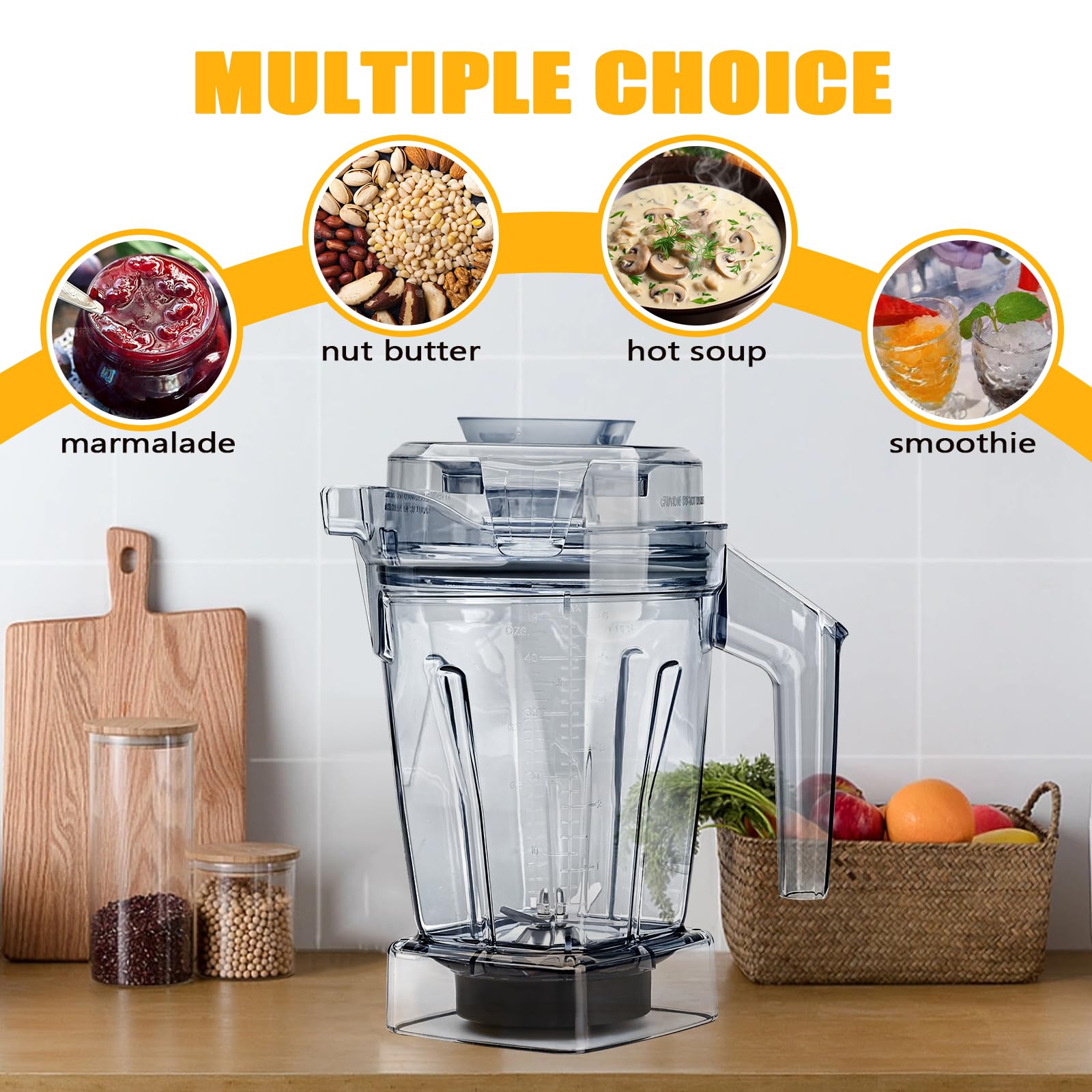 48oz Container Replacement for Vitamix A2300 A2500 A3300 A3500 X2