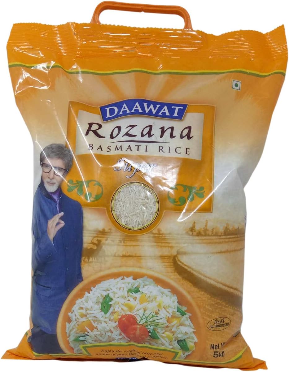 Rozana Basmati Rice - Super, 5kg Bag