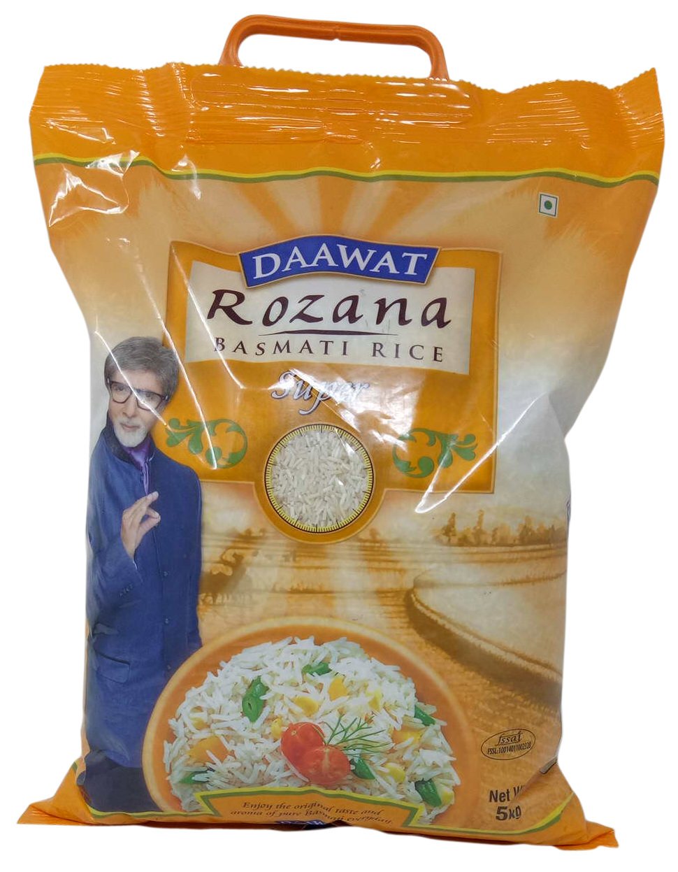 Daawat Rozana Basmati Rice - Super, 5kg Bag