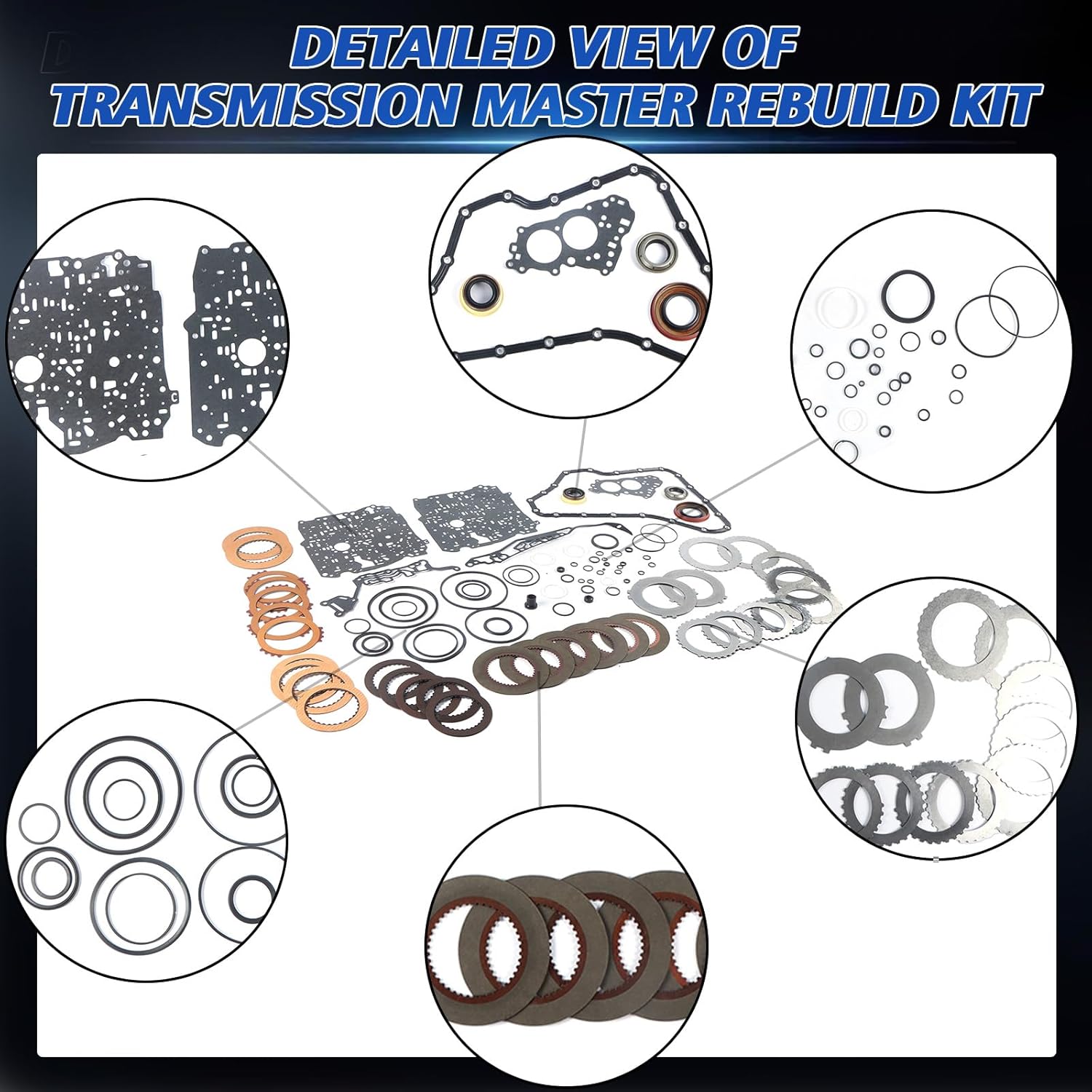 4T65E Transmission Master Rebuild Kit Compatible with XC90 2003-UP Replace OE 4T65E