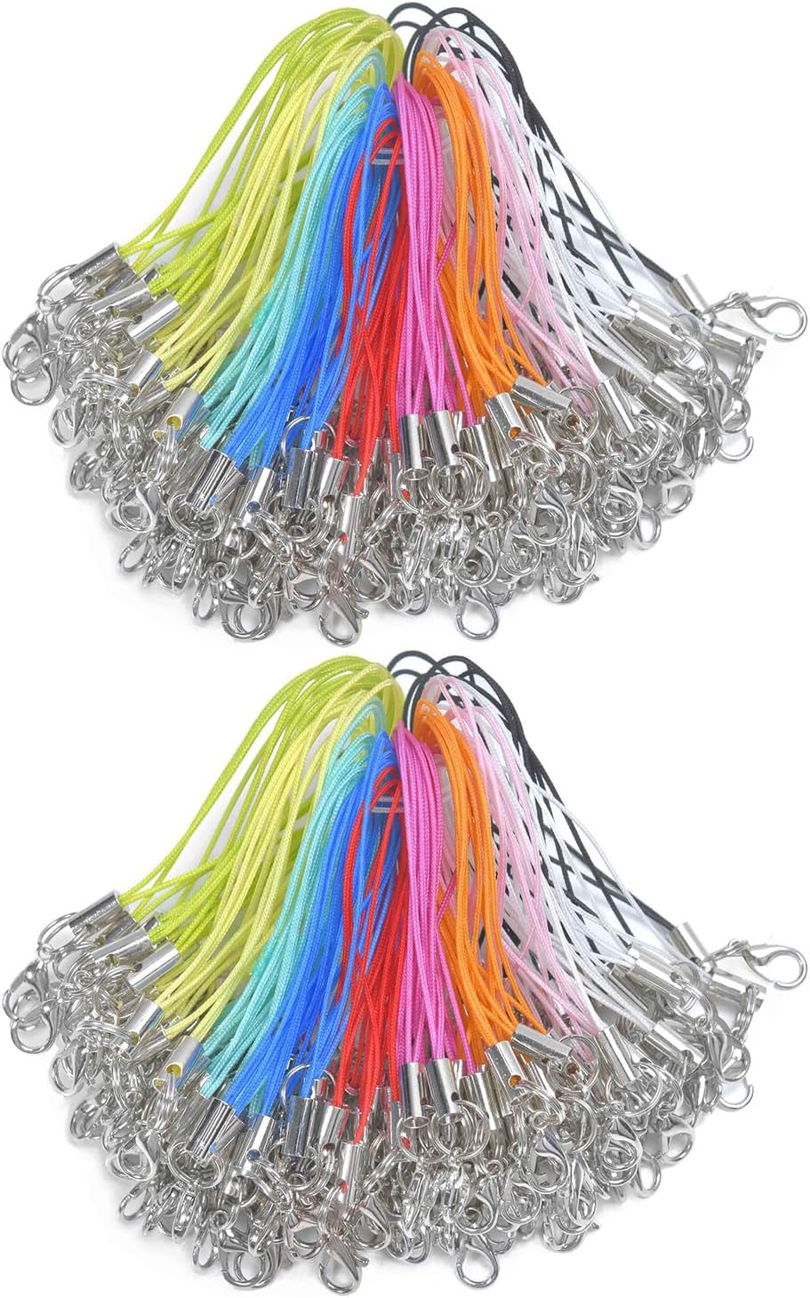 200Pcs Phone Charms Strap with Lobster Clasp Lanyard Straps,Lariat Lanyard Charms Pendant Clasp for Cell Phone USB Keychains DIY Jewelry Accessories 200Pcs Phone Charms Strap with Lobster Clasp Lanyard Straps,Lariat Lanyard Charms Pendant Clasp for Cell Phone USB Keychains DIY Jewelry Accessories