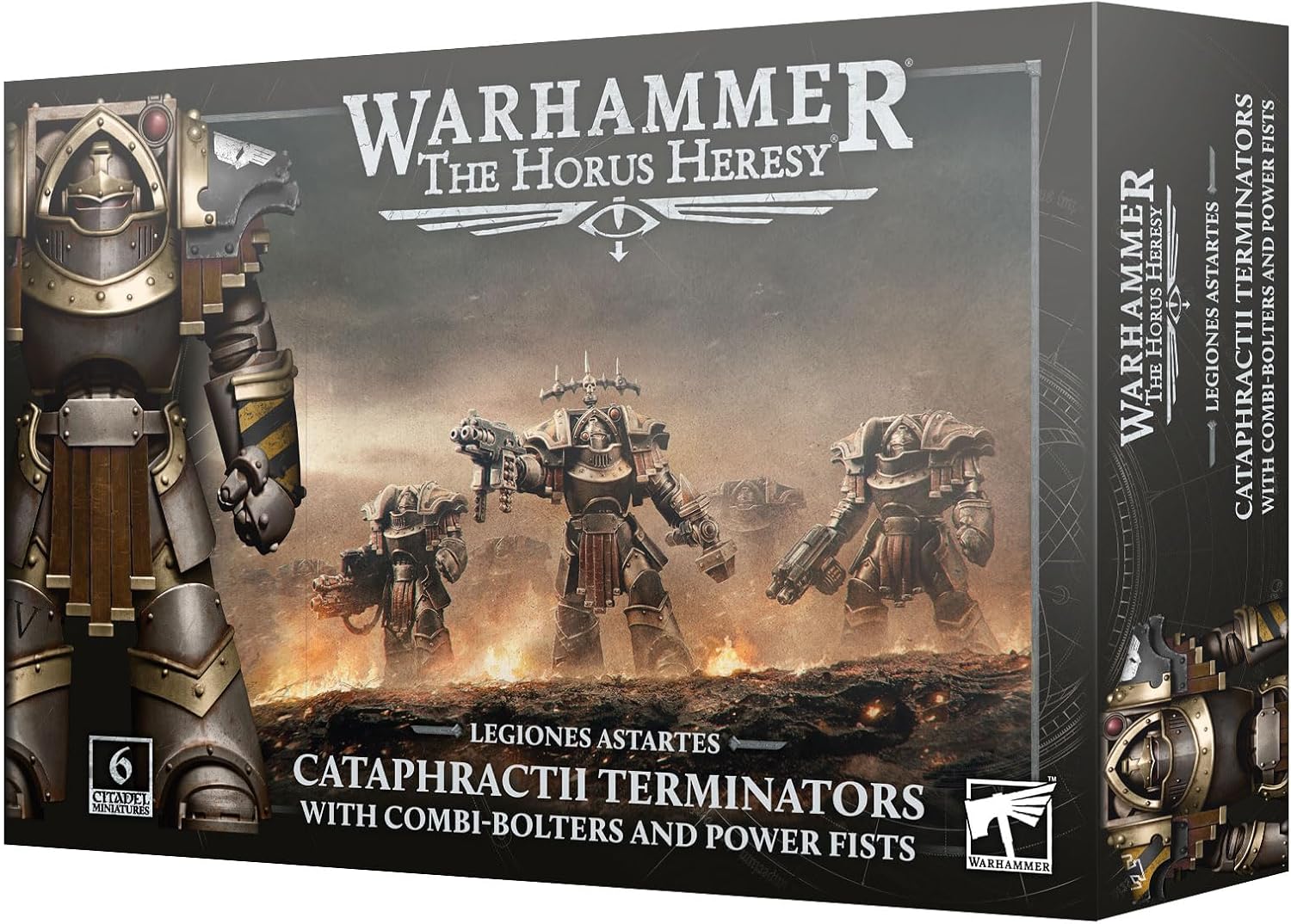 Games Workshop Warhammer The Horus Heresy Legiones Astartes Cataphractii Terminators w/Combi-Bolters and Power Fists