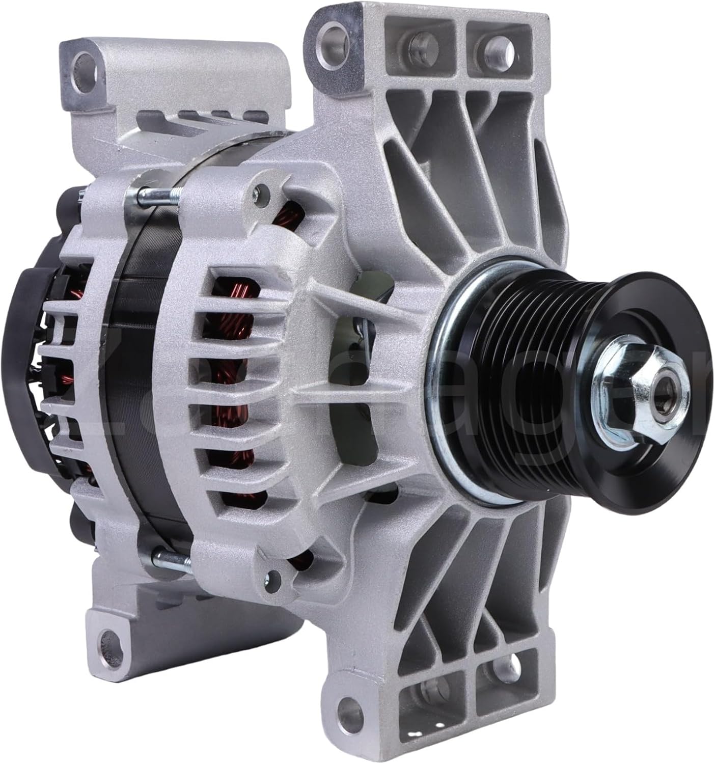 1 Piece 8600889 400-12286 Alternator Replacement for Delco 24SI 160 Amp Quad Pad Mount 12V Compatible with Truck Alternator