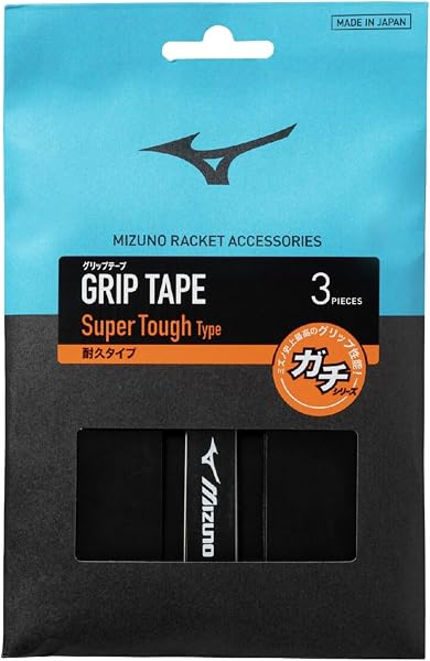 MIZUNO(ミズノ) テニス/ソフトテニス グリップテープ ガチグリップ 耐久タイプ 3本入り ユニセックス 摩耗に強い 安定したグリップ感が長く続く 耐久重視モデル 63JYA605 - 4
