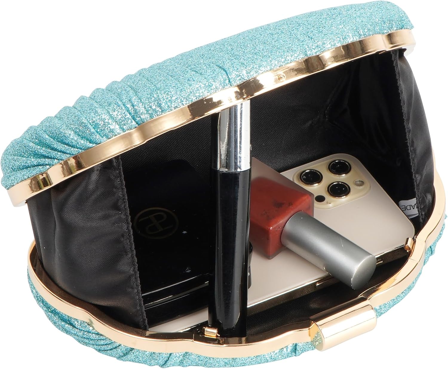 Women Seashell Evening Bag Purse Mermaid Chain Strap Clutch Handbag Shoulder Bag | Seashell, Mermaid, Chain Strap - Image 4