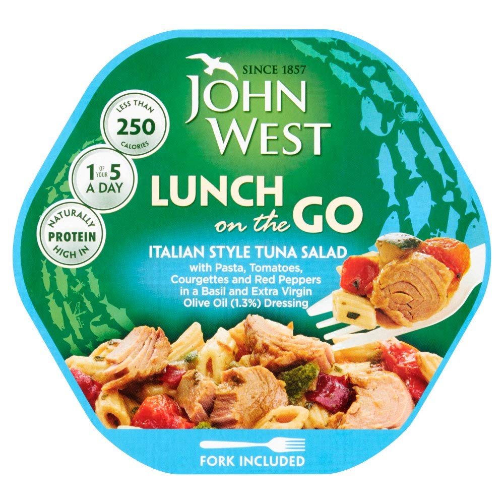 John West Italienischen Stil Thunfisch Licht Mittagessen 220 G (Packung von 6)